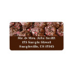 Chocolate Peppermint Cookies Label