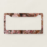 Chocolate Peppermint Cookies License Plate Frame