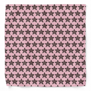 Chocolate Peppermint Star Christmas Holiday Cookie Bandana