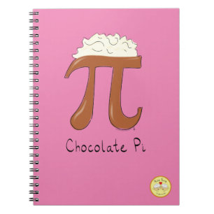 Chocolate Pi Cute Math Pi Day Notebook