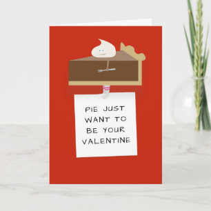 Chocolate Pie Valentine's Day Card