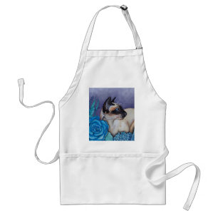 Chocolate Point Siamese  Cat Adult Apron