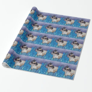 Chocolate Point Siamese Cat Wrapping Paper