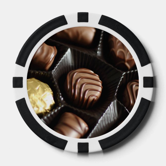 Chocolate Poker Chips (Front)