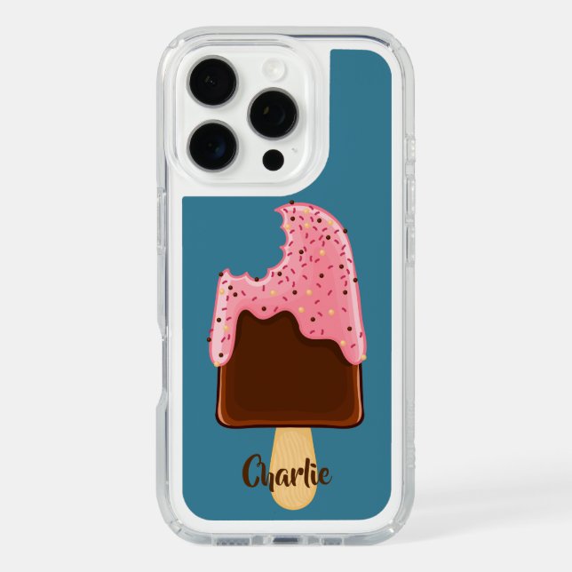 Chocolate Popsicle custom name phone cases (Front)