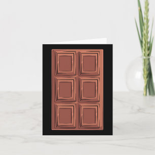 Chocolate R S'mores Costume Group Camping  Card