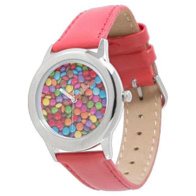 Chocolate rainbow candy kids watch | Zazzle display picture 3