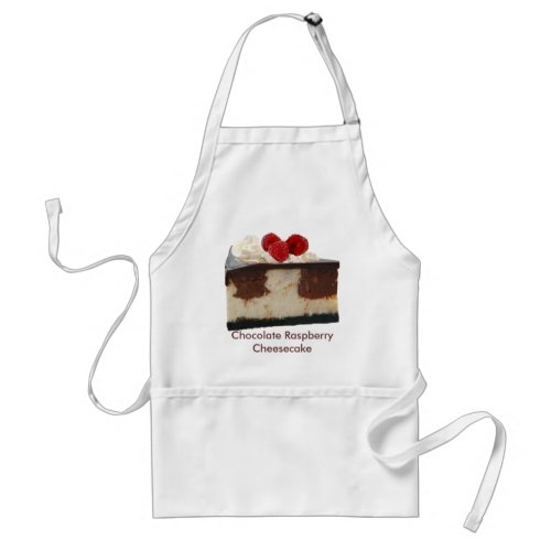 Chocolate Raspberry Cheesecake Adult Apron