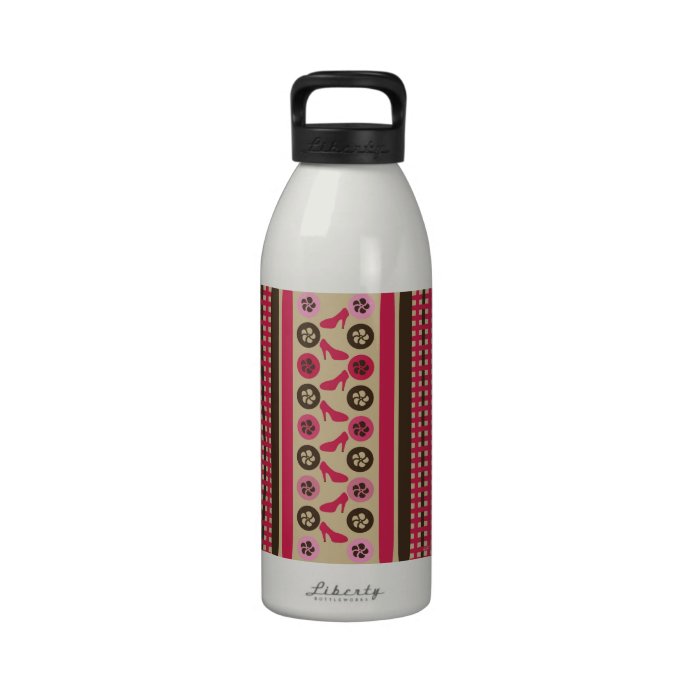 Chocolate Raspberry Flirty Liberty Water Bottle