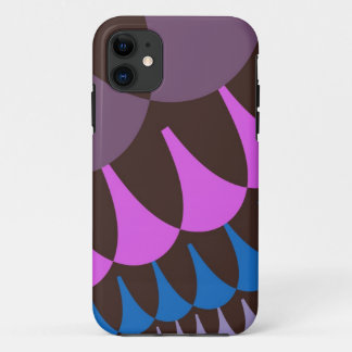 Chocolate Raspberry Scales iPhone 11 Case