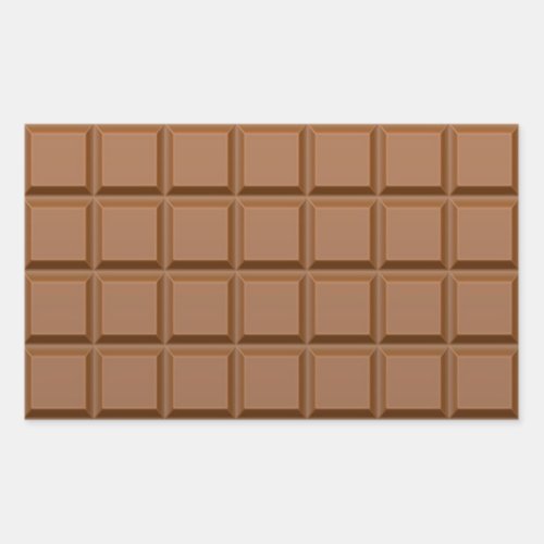 Chocolate Rectangular Stickers