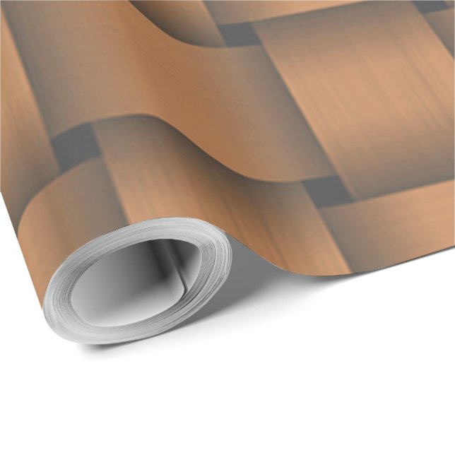 Chocolate Ribbon Wrapping Paper (Roll Corner)