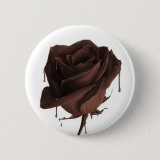 Chocolate Rose Button