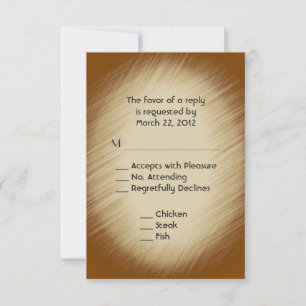Chocolate RSVP with Menu