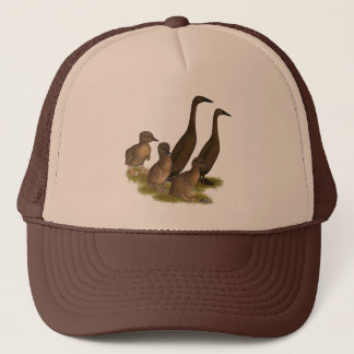 Chocolate Runner Duck Family Trucker Hat