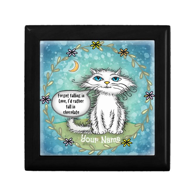 Chocolate Scraggles Cat  Gift Box (Front)