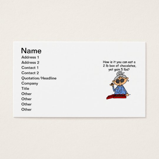 Chocolate Sense Business Card