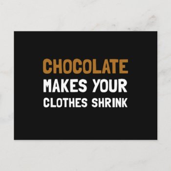 Chocolate Shrink Postcard by Spot_Of_Tees at Zazzle