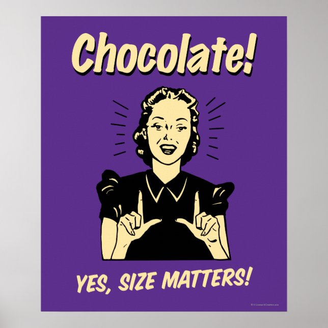 Chocolate: Size Matters Poster (Front)
