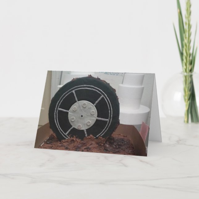 "Chocolate Skidmarks" Birthday Card (Front)