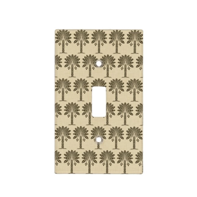 Chocolate Spice Moods Palm Light Switch Cover (Front)