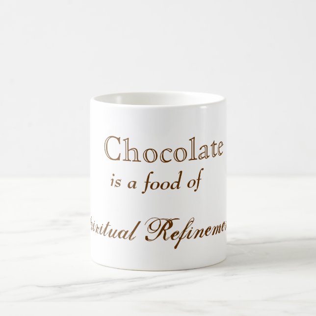 Chocolate Spiritual Refinement Coffee Mug (Center)