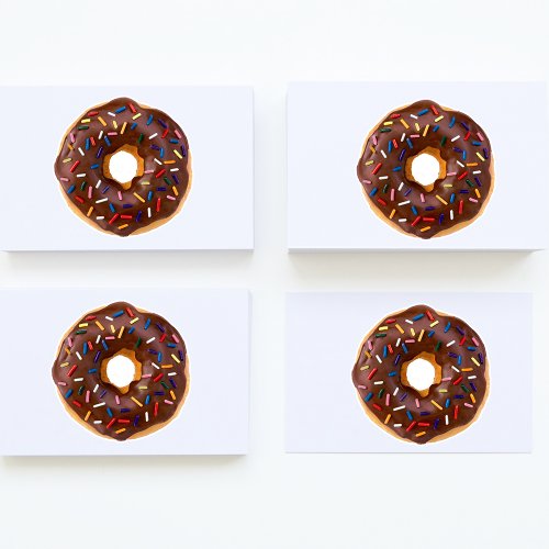  Chocolate Sprinkle Donut Vinyl Sticker