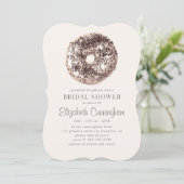 Chocolate Sprinkle Doughnuts and a Bridal Shower Invitation (Standing Front)