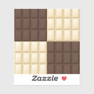 Chocolate Square Delight Sticker