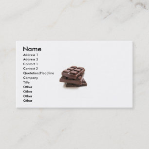 Chocolate Squares Business Card