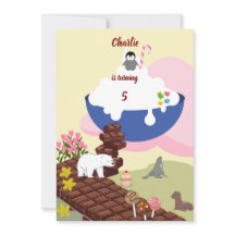 Chocolate Stairs to the Cream birthday