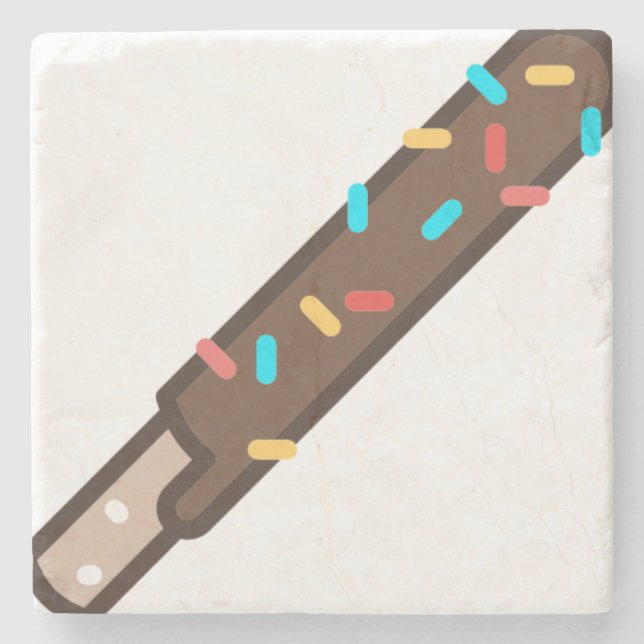 chocolate stone coaster (Front)