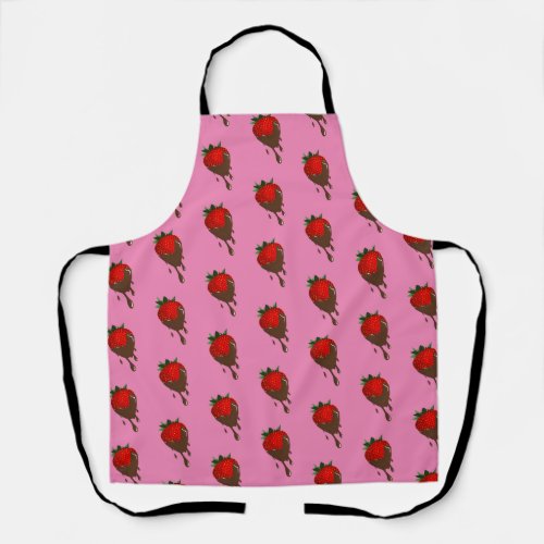 chocolate strawberry apron