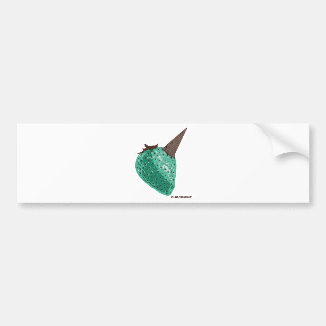 Chocolate_Strawberry Bumper Sticker (Front)