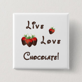 Chocolate Strawberry Button