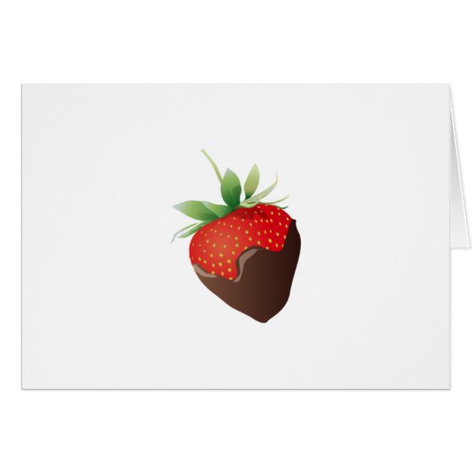 Chocolate Strawberry Cards (Front Horizontal)