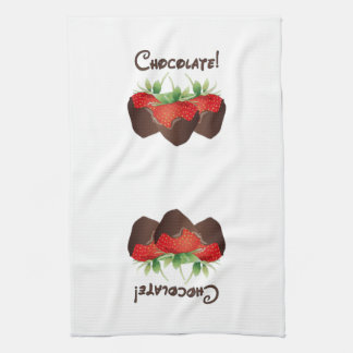 Chocolate Strawberry Kitchen Towel