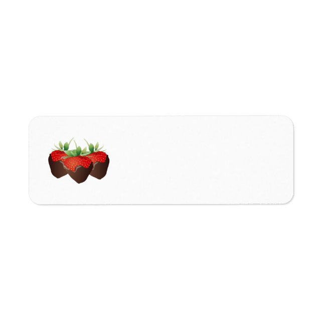 Chocolate Strawberry Label (Front)