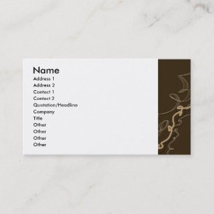 Chocolate Strings Business Card