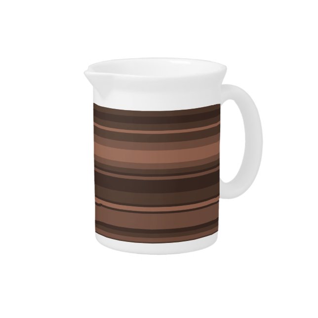 Chocolate stripes beverage pitcher (Right)