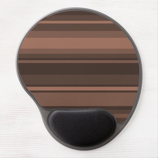 Chocolate stripes gel mouse pad (Front)