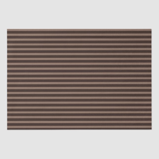 Chocolate Stripes Tissue Paper (Front)