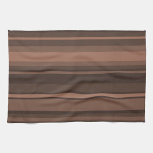 Chocolate stripes towel