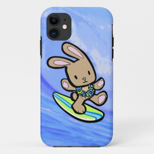 Chocolate Surfing Bunny iPhone 5 Casemate iPhone 11 Case