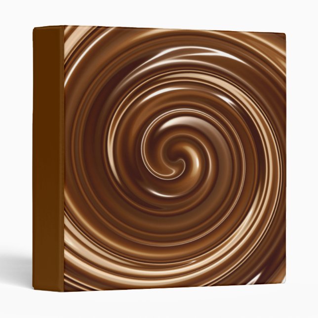Chocolate swirl binder (Front/Spine)