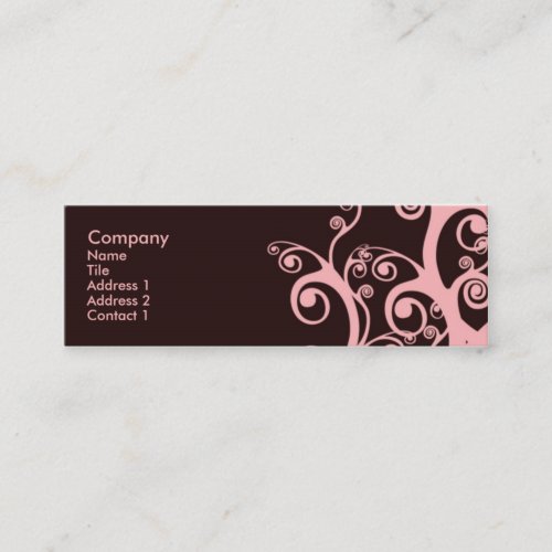 Chocolate Swirls Business Card Templates