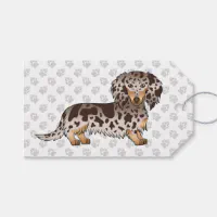 Cute Weenie Weiner Dog Christmas Thick Wrapping Paper, Xmas Gift