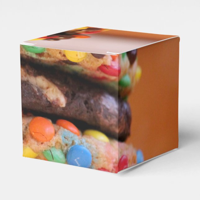 Chocolate Temptation Favor Boxes (Front Side)