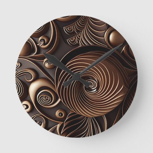 Chocolate themed kitchen clock