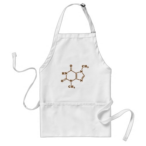 Chocolate Theobromine Molecular Chemical Formula Adult Apron